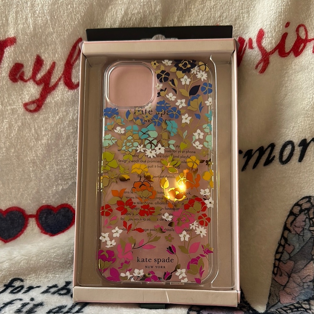 kate spade colorful glitter iPhone 14 Plus case (New)